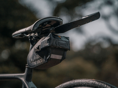 Крыло-щиток заднее Topeak FlashFender DF установка под седло, чёрное