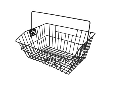 Корзина задняя GO-ON, для крепления на багажник, черная. Корзина задняя GO-ON, для крепления на багажник, черная.