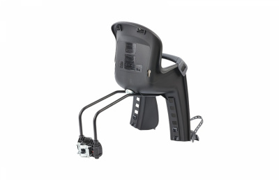 Детское велокресло Polisport Bilby Junior на подседельную трубу, черный с серым