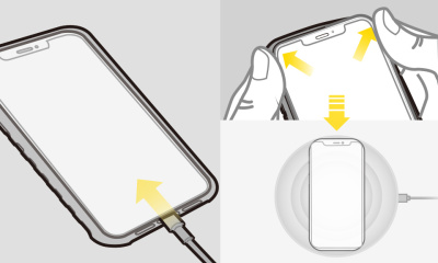 Чехол с креплением Topeak RideCase для iPhone 15 Pro чёрный с серым