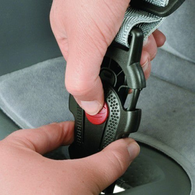 Детское велокресло Polisport Koolah FF на подседельную трубу рамы. Для колес 26", серый