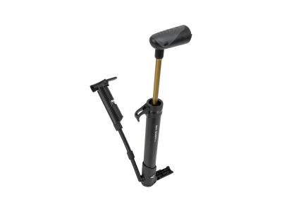 Велонасос Topeak Mini Morph G с подножкой и манометром, черный Велонасос Topeak Mini Morph G с подножкой и манометром, черный