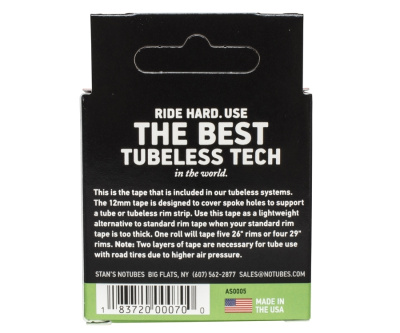 Бескамерная клейкая ободная лента Stans NoTubes 9М x 30ММ