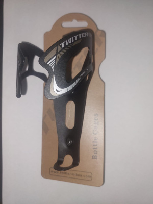 Флягодержатель Twitter Bottle Cage ultra-light, черный Флягодержатель Twitter Bottle Cage ultra-light, черный