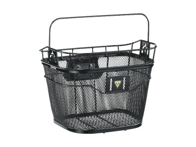 Корзина на руль Topeak Basket Front, с фиксатором (Fixer 3), черная Корзина на руль Topeak Basket Front, с фиксатором (Fixer 3), черная