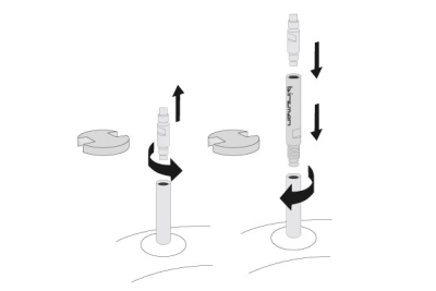 Удлинитель ниппеля со съемником Birzman Valve Extender+Tool 40 mm