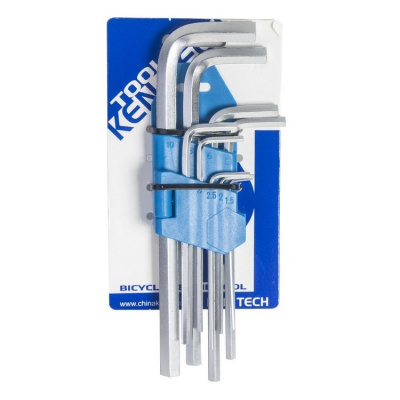 Набор Г-образных шестигранников Kenli KL-9705 9шт, в обойме