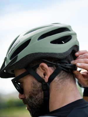 Велосипедный шлем Polisport Sport Flow, зеленый матовый, L(58-62)