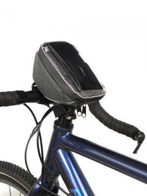Велосумка на вынос руля Tim Sport City L с держателем телефона, графит
