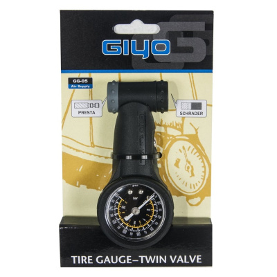 Манометр GIYO GG-05, 11 атмосфер (160 PSI)