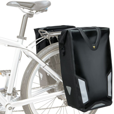 Велосумка на багажник боковая Topeak Pannier Dry Bag DX, жёлтая