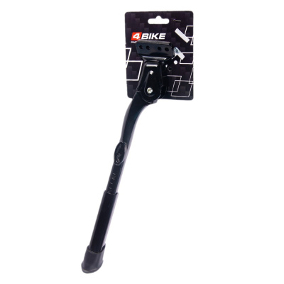 Подножка телескопическая 4Bike CD-177F, алюминий, для 24”-29”, цвет: черный. Крепление на заднее перо, под два винта с расстоянием 18 и 40 мм.
